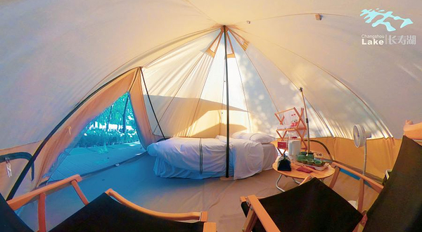 重庆湖畔星空里长寿湖露营基地