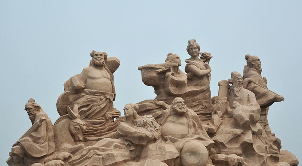 八仙雕塑