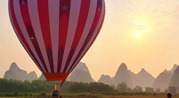 桂林阳朔天行热气球飞行基地