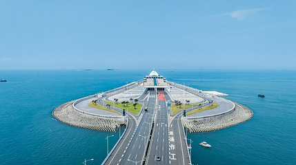 港珠澳大桥蓝海豚岛第 1 张图片