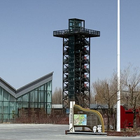 茶卡盐湖景区-观光塔