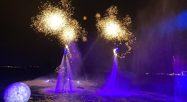 《海洋公主的崛起》特技表演