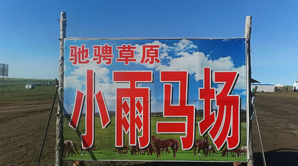 驰骋草原小雨马场第 1 张图片