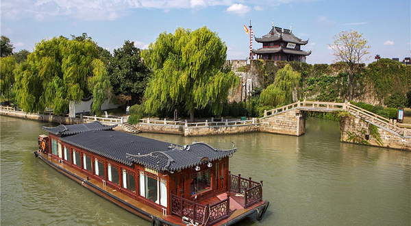 苏州古运河游船(新市桥码头)