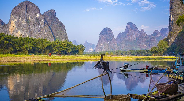 桂林兴坪漓江(20元人民币背景)