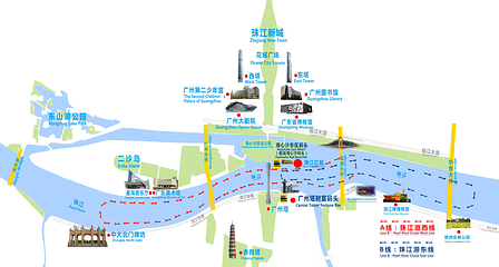 珠江夜游广州塔码头第 22 张图片