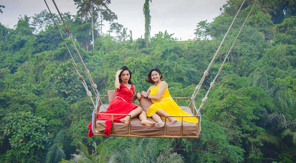 巴厘岛乌布Jungle秋千