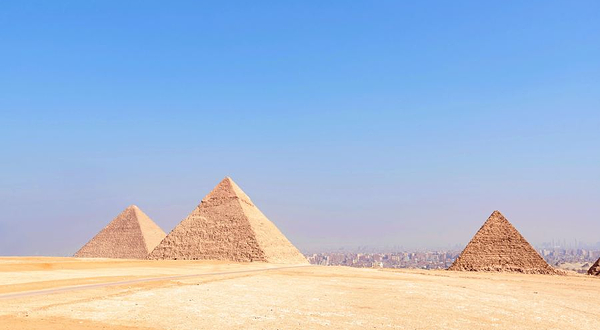 Panoramic View of the Pyramids