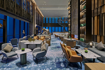 重庆两江新区高科希尔顿酒店大堂酒廊第 1 张图片