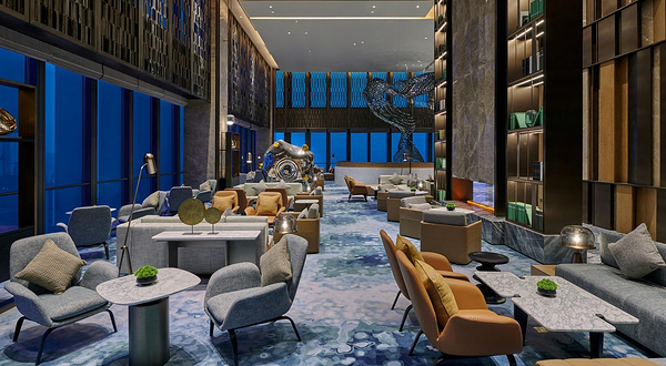 重庆两江新区高科希尔顿酒店大堂酒廊