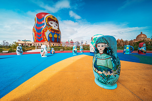 满洲里套娃景区