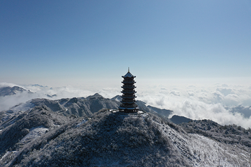 巴山罗盘顶滑雪场第 14 张图片