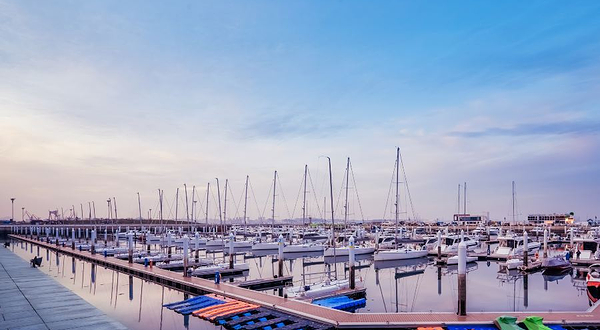 大连星海湾帆船基地