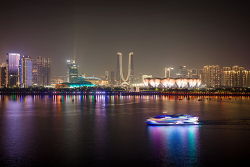 钱塘江夜游第 1 张图片