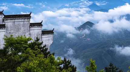 上饶铅山葛仙山风景区-葛仙山葛仙祠第 1 张图片