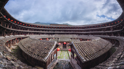 福建初溪客家土楼群第 5 张图片