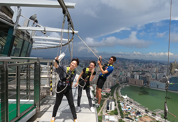 澳门旅游塔空中漫步第 10 张图片