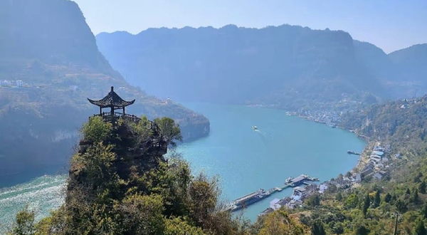 三峡人家风景区-邀月亭