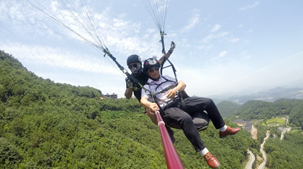 杭州叠空滑翔伞基地第 10 张图片