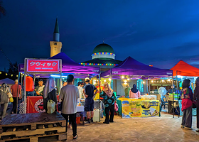 文莱加东夜市市场