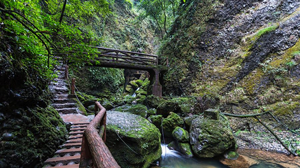龙隐峡栈道第 1 张图片