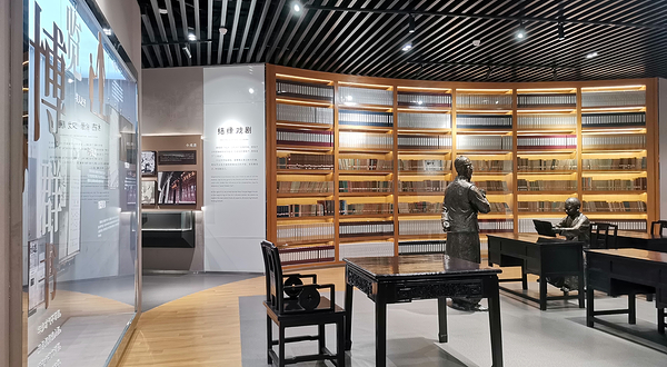 湖北潜江曹禺公园-曹禺纪念馆