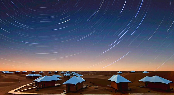 腾格里沙漠-大漠星河营地