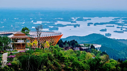 成都龙泉山丹景台旅游景区第 1 张图片