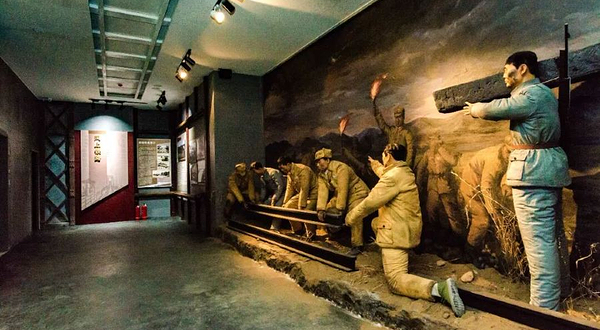 观光小火车铁路抗美援朝博物馆站