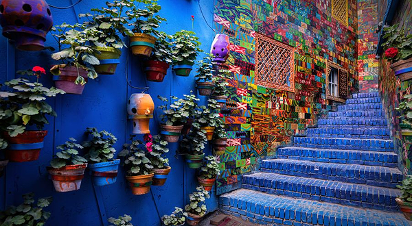 喀什古城彩虹巷