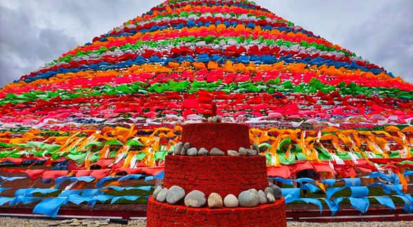 香格里拉大经幡