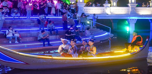 湄公河六国水上市场内湖游船第 11 张图片