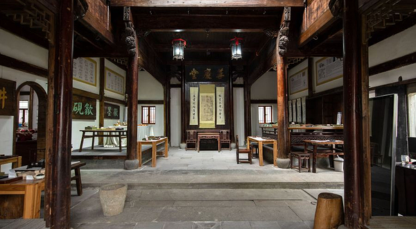 山水画廊丝绸文化园