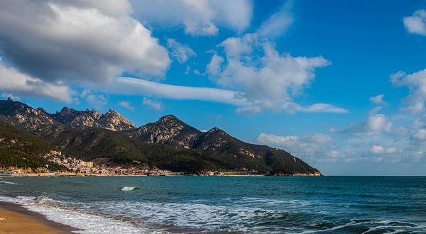 崂山流清河沙滩