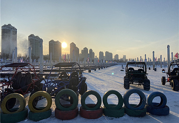 哈尔滨外滩雪人码头第 50 张图片