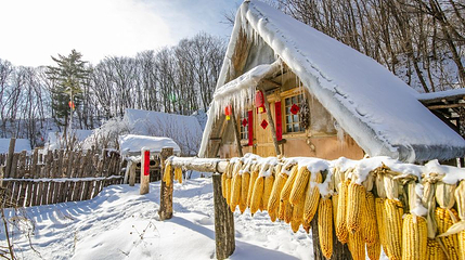肇大鸡山国家森林公园枫雪部落景区第 1 张图片