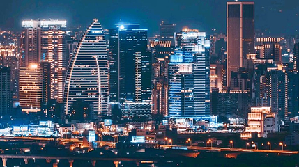 剑南山夜景第 1 张图片