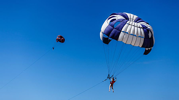 安吉天子湖通用机场跳伞