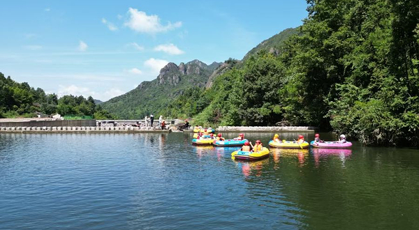 温州美人峰漂流