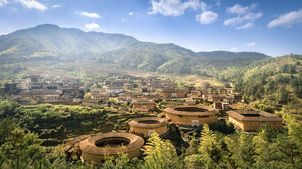 福建初溪客家土楼群第 1 张图片