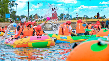 齐鲁嵩山峡谷漂流