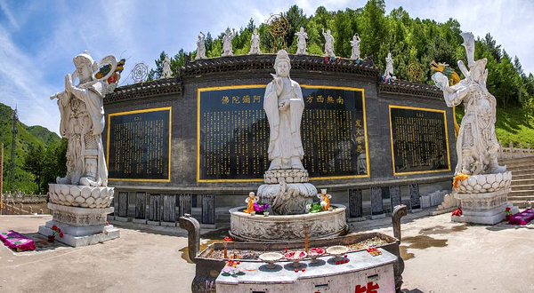 五台山风景名胜区-白云寺