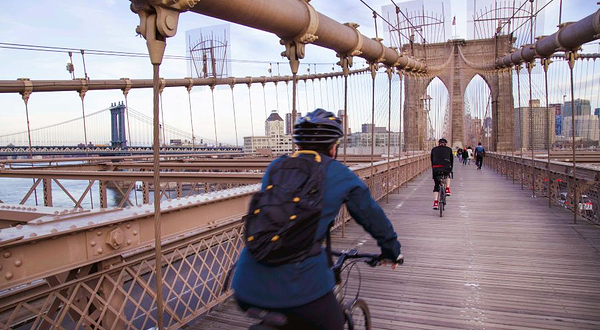 布鲁克林大桥骑行道