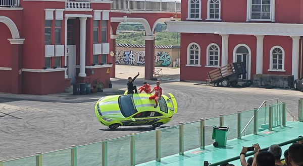 极度D平线飞车特技表演