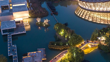 乌镇西栅景区-步行栈道