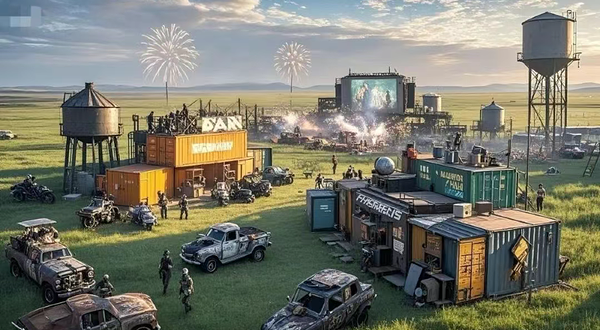 乌兰布统超级盛宴机车公园