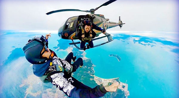 深圳齐天海上跳伞