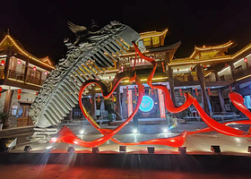 中国爱情小镇瑶都水街铜梳广场