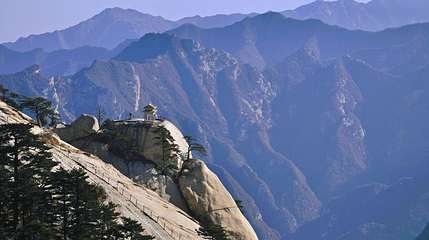 华山风景名胜区-鹞子翻身第 1 张图片