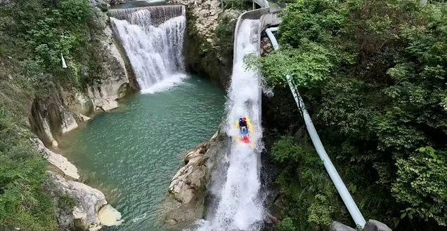 武陵山相思潭漂流